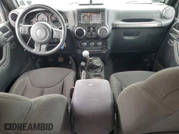 2017 Jeep Wrangler Sport with VIN 1C4GJWAG8HL608093, listed as a Copart auction lot 65006675 with 52,630 mi miles and Salvage title. Bid and sale history available at DreamBid. Image 8.