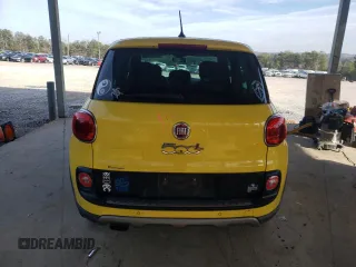 2014 FIAT 500L Trekking with VIN ZFBCFADH1EZ021222, listed as a Copart auction lot 42231435 with 87,574 mi miles and Salvage Title. Bid and sale history available at carsss.com. Image 6.