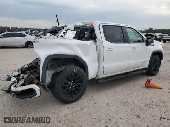 2021 GMC Sierra 1500 Elevation with VIN 3GTU9CED2MG155851, listed as a Copart auction lot 55025135 with 81,990 mi miles and Salvage Title. Bid and sale history available at DreamBid. Image 3.