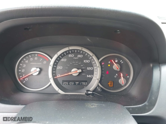 2008 Honda Pilot EX-L with VIN 5FNYF285X8B000937, listed as a IAAI auction lot 41793140 with 205,103 mi miles. Bid and sale history available at carsss.com. Image 7.
