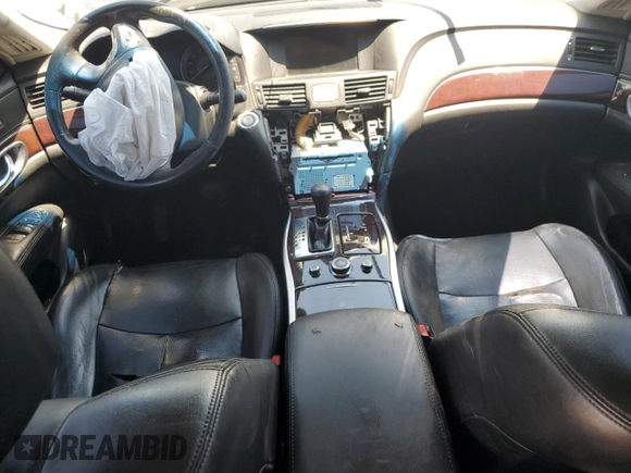 2012 Infiniti M with VIN JN1BY1AR4CM393490, listed as a Copart auction lot 60292295 with 322,907 mi miles and Salvage title. Bid and sale history available at DreamBid. Image 8.