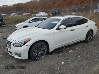 2017 Infiniti Q70L 3.7 with VIN JN1BY1PR3HM210630, listed as a Copart auction lot 79213674 with 97,012 mi miles and Salvage Title. Bid and sale history available at carsss.com. Image 1.