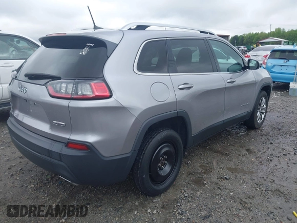 2019 Jeep Cherokee Latitude Plus with VIN 1C4PJMLX7KD104542, listed as a IAAI auction lot 41972055 with 105,129 mi miles. Bid and sale history available at carsss.com. Image 4.