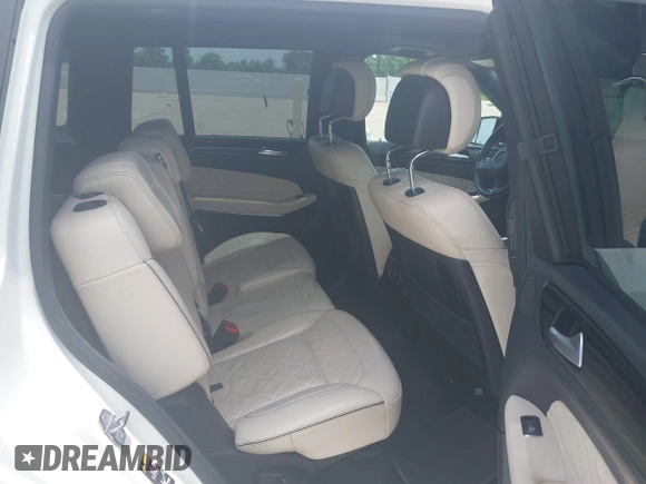 2018 Mercedes-Benz GLS 550 with VIN 4JGDF7DE3JB065134, listed as a IAAI auction lot 42507274 with 63,988 mi miles and . Bid and sale history available at DreamBid. Image 8.