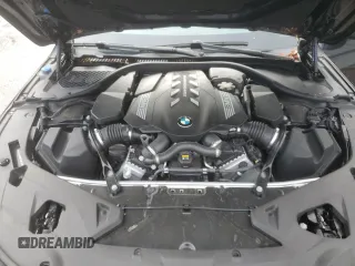 2021 BMW 8 Series M850i with VIN WBAGV8C01MCF46837, listed as a Copart auction lot 84396514 with 45,688 mi miles and Salvage Title. Bid and sale history available at DreamBid. Image 11.