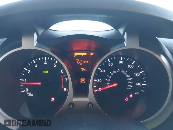 2016 Nissan Juke SL with VIN JN8AF5MV8GT656482, listed as a IAAI auction lot 41264849 with 63,441 mi miles. Bid and sale history available at carsss.com. Image 7.