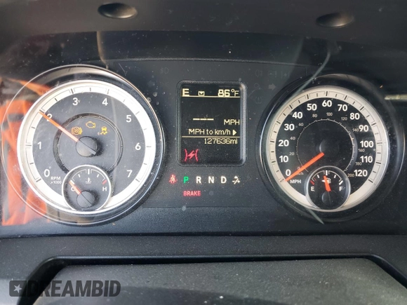 2015 Ram 1500 Tradesman with VIN 1C6RR6FG1FS709576, listed as a Copart auction lot 86763944 with 127,636 mi miles and Salvage title. Bid and sale history available at DreamBid. Image 9.