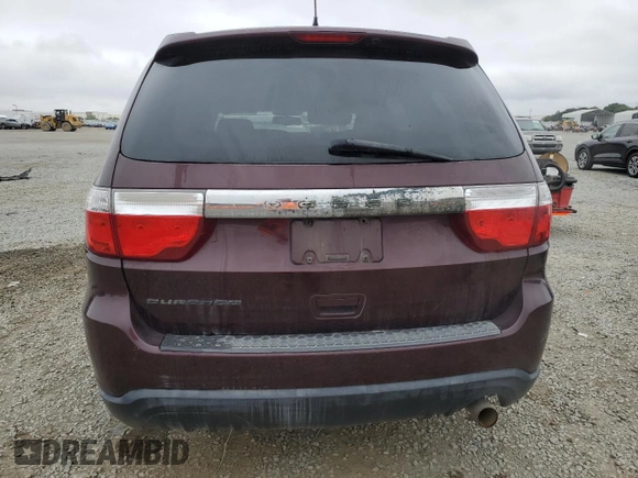 2012 Dodge Durango SXT with VIN 1C4RDHAG3CC146823, listed as a Copart auction lot 59989335 with 131,849 mi miles and Clean title. Bid and sale history available at DreamBid. Image 6.