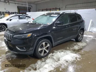2019 Jeep Cherokee Limited with VIN 1C4PJMDX0KD395092, listed as a Copart auction lot 84026464 with 85,675 mi miles and Salvage title. Bid and sale history available at DreamBid. Image 1.