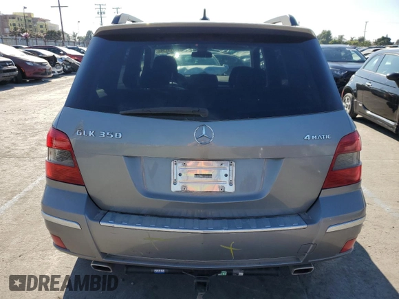 2010 Mercedes-Benz GLK 350 with VIN WDCGG8HBXAF450357, listed as a Copart auction lot 68729294 with 91,018 mi miles and Salvage Title. Bid and sale history available at DreamBid. Image 6.