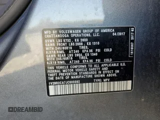 2018 Volkswagen Atlas Launch Edition z VIN 1V2BR2CA7JC503392, wystawiony jako Copart lot #49380255 z przebiegiem 156 340 mil mil oraz Szkoda całkowita • Salvage title. Historia ofert i sprzedaży dostępna na DreamBid. Obrazek 13.