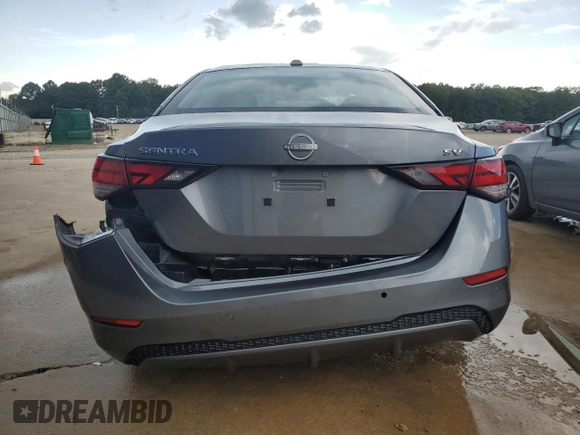 2024 Nissan Sentra SV with VIN 3N1AB8CVXRY348933, listed as a Copart auction lot 65011515 with 27,000 mi miles and Salvage title. Bid and sale history available at DreamBid. Image 6.