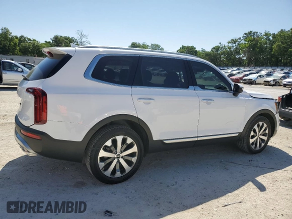 2022 Kia Telluride S with VIN 5XYP6DHC3NG241541, listed as a Copart auction lot 52464045 with 95,210 mi miles and Salvage title. Bid and sale history available at DreamBid. Image 3.