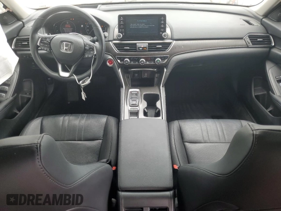 2019 Honda Accord Touring with VIN 1HGCV2F95KA017133, listed as a Copart auction lot 58395635 with 55,637 mi miles and Salvage title. Bid and sale history available at DreamBid. Image 8.