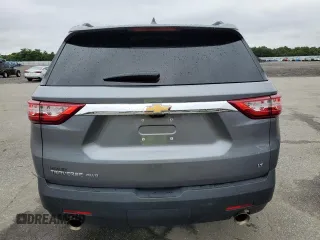 2021 Chevrolet Traverse LT Leather with VIN 1GNEVHKW2MJ140601, listed as a Copart auction lot 65376624 with 57,276 mi miles and Salvage Title. Bid and sale history available at carsss.com. Image 6.