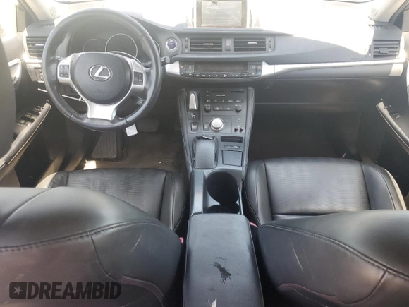 2012 Lexus CT 200h with VIN JTHKD5BH9C2090060, listed as a Copart auction lot 65130135 with Not provided miles and Clean title. Bid and sale history available at DreamBid. Image 8.