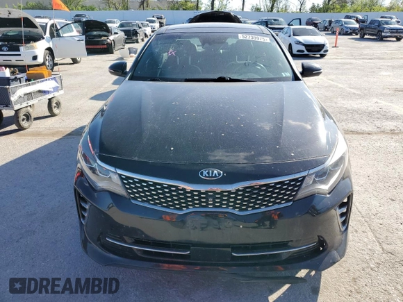 2017 Kia Optima SX Limited with VIN 5XXGV4L27HG133353, listed as a Copart auction lot 52739975 with 128,091 mi miles and Salvage title. Bid and sale history available at DreamBid. Image 5.