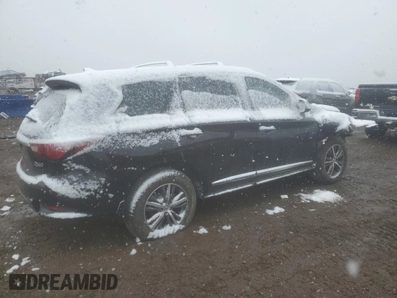 2018 Infiniti QX60 with VIN 5N1DL0MM4JC504794, listed as a Copart auction lot 53173535 with 112,282 mi miles and Salvage Title. Bid and sale history available at DreamBid. Image 3.