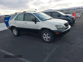 2000 Lexus RX 300 with VIN JT6GF10U2Y0068566, listed as a IAAI auction lot 41636344 with 279,388 mi miles. Bid and sale history available at carsss.com. Image 1.