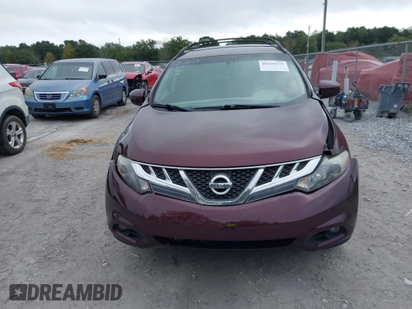 2014 Nissan Murano SV with VIN JN8AZ1MU3EW414539, listed as a IAAI auction lot 40769275 with 94,217 mi miles and . Bid and sale history available at carsss.com. Image 12.