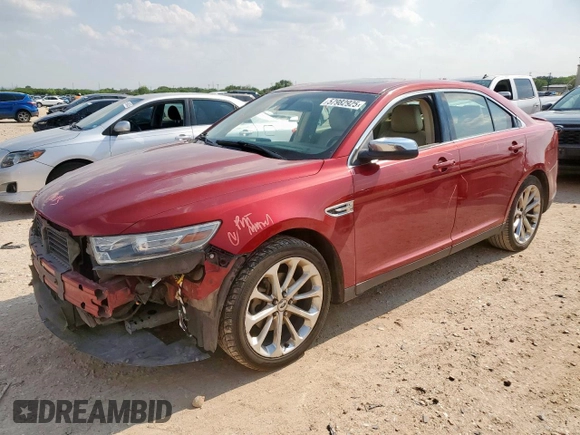 2013 Ford Taurus Limited with VIN 1FAHP2F82DG229404, listed as a Copart auction lot 57982925 with 75,355 mi miles and Salvage title. Bid and sale history available at DreamBid. Image 1.