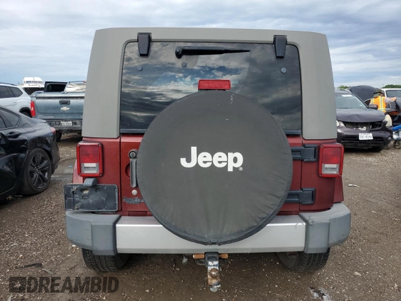 2008 Jeep Wrangler Unlimited Sahara with VIN 1J4GA59128L623399, listed as a Copart auction lot 56524545 with 219,096 mi miles and Clean Title. Bid and sale history available at DreamBid. Image 6.