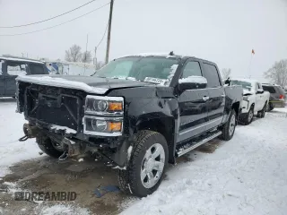 2015 Chevrolet Silverado 1500 LTZ with VIN 3GCUKSEC6FG459676, listed as a Copart auction lot 88146725 with 140,413 mi miles and Salvage Title. Bid and sale history available at DreamBid. Image 1.
