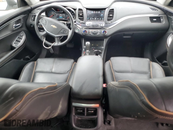2016 Chevrolet Impala LTZ with VIN 2G1145S35G9182087, listed as a Copart auction lot 59364015 with 117,833 mi miles and Salvage title. Bid and sale history available at DreamBid. Image 8.