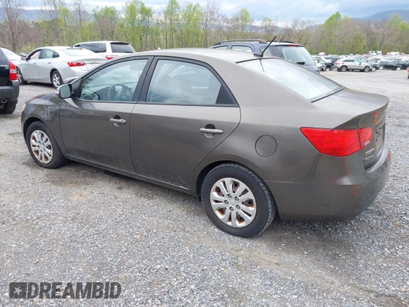 2010 Kia Forte EX with VIN KNAFU4A23A5847814, listed as a IAAI auction lot 42048432 with 97,678 mi miles. Bid and sale history available at carsss.com. Image 3.