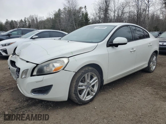 2012 Volvo S60 T6 with VIN YV1902FH3C2110480, listed as a Copart auction lot 51006005 with 175,761 mi miles and Clean Title. Bid and sale history available at carsss.com. Image 1.