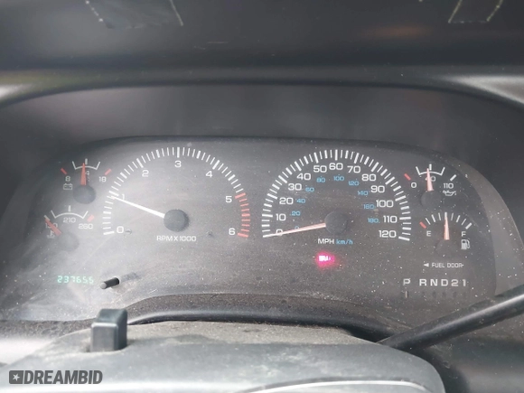 1999 Dodge Ram 1500 with VIN 3B7HC13Y3XM516071, listed as a IAAI auction lot 41797245 with 237,655 mi miles. Bid and sale history available at carsss.com. Image 7.