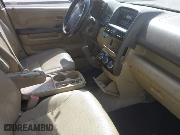 2005 Honda CR-V EX SE with VIN SHSRD78905U306740, listed as a IAAI auction lot 42163785 with 1 mi miles. Bid and sale history available at carsss.com. Image 5.