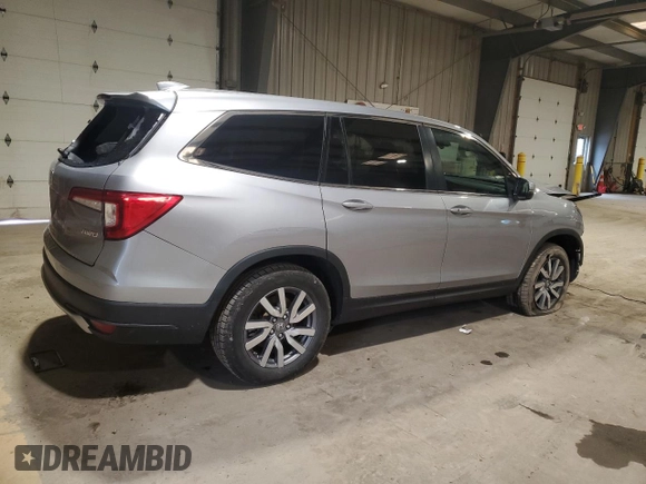2022 Honda Pilot EX-L with VIN 5FNYF6H54NB006848, listed as a Copart auction lot 52632325 with 51,869 mi miles and Salvage Title. Bid and sale history available at carsss.com. Image 3.
