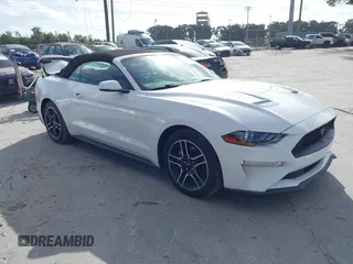 2018 Ford Mustang EcoBoost Premium with VIN 1FATP8UH7J5118080, listed as a IAAI auction lot 41955307 with 93,378 mi miles and . Bid and sale history available at carsss.com. Image 1.