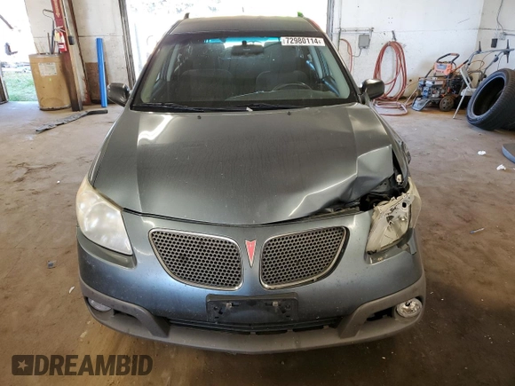 2007 Pontiac Vibe with VIN 5Y2SL65877Z434083, listed as a Copart auction lot 72980114 with 247,728 mi miles and Salvage Title. Bid and sale history available at carsss.com. Image 5.