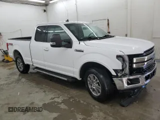 2020 Ford F-150 XL with VIN 1FTEX1EP1LKE82502, listed as a Copart auction lot 53278365 with 67,362 mi miles and Salvage title. Bid and sale history available at DreamBid. Image 4.
