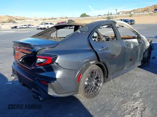 2023 Subaru WRX Premium with VIN JF1VBAH65P8822583, listed as a IAAI auction lot 41199940 with Not provided miles and . Bid and sale history available at DreamBid. Image 4.