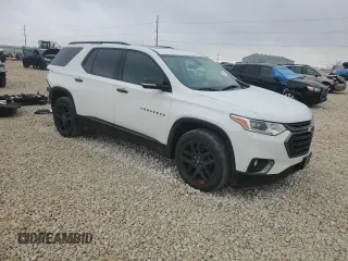 2020 Chevrolet Traverse Premier with VIN 1GNERKKW3LJ266840, listed as a Copart auction lot 47392335 with 69,811 mi miles and Salvage title. Bid and sale history available at DreamBid. Image 4.