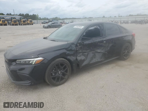 2023 Honda Civic Sport z VIN 2HGFE2F57PH520634, wystawiony jako Copart lot #51852665 z przebiegiem 52 641 mil mil oraz Szkoda całkowita • Salvage title. Historia ofert i sprzedaży dostępna na DreamBid. Obrazek 1.