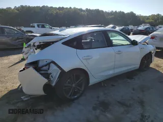 2023 Acura Integra w/A-Spec Package with VIN 19UDE4H31PA017193, listed as a Copart auction lot 72034064 with 0 mi miles and Salvage Title. Bid and sale history available at carsss.com. Image 3.
