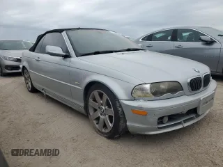 2003 BMW 3 Series 325Ci with VIN WBABS33423PG92549, listed as a Copart auction lot 76874284 with 0 mi miles and Salvage Title. Bid and sale history available at carsss.com. Image 4.
