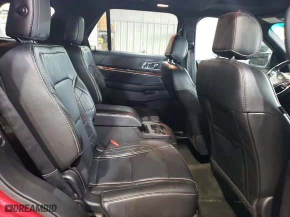 2017 Ford Explorer Platinum with VIN 1FM5K8HT8HGE23534, listed as a Copart auction lot 51412075 with 127,911 mi miles and Salvage Title. Bid and sale history available at carsss.com. Image 11.