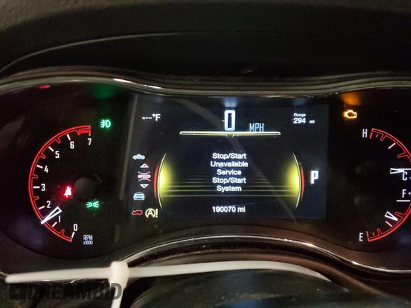 2017 Dodge Durango GT with VIN 1C4RDJDG7HC791033, listed as a Copart auction lot 85165244 with 190,070 mi miles and Non Repairable. Bid and sale history available at carsss.com. Image 9.