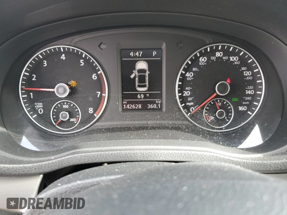 2014 Volkswagen Passat SE z VIN 1VWBT7A30EC076841, wystawiony jako Copart lot #52970685 z przebiegiem 142 628 mil mil oraz Szkoda całkowita • Salvage title. Historia ofert i sprzedaży dostępna na DreamBid. Obrazek 9.