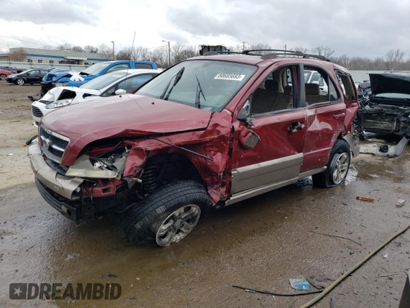 2006 Kia Sorento LX with VIN KNDJD733765524331, listed as a Copart auction lot 80685693 with Not Provided miles and Non Repairable. Bid and sale history available at carsss.com. Image 1.