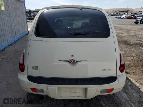 2006 Chrysler PT Cruiser Limited с VIN 3A8FY68846T203896, выставлен на аукционе Copart как лот 57259065 с пробегом 74 701 миль миль и Списание • Salvage title. История ставок и продаж доступна на DreamBid. Изображение 6.