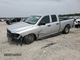 2019 Ram 1500 Tradesman with VIN 1C6RR6FG2KS562646, listed as a Copart auction lot 52132265 with 109,720 mi miles and Salvage title. Bid and sale history available at DreamBid. Image 1.