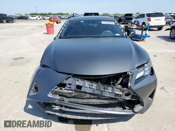 2021 Lexus RC with VIN JTHGZ5BC2M5023957, listed as a Copart auction lot 67286854 with 55,774 mi miles and Salvage Title. Bid and sale history available at carsss.com. Image 5.
