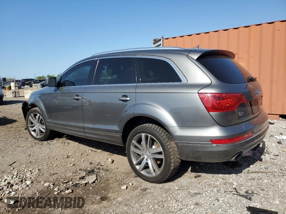 2015 Audi Q7 Premium Plus z VIN WA1LGAFE8FD014144, wystawiony jako Copart lot #56040275 z przebiegiem 100 214 mil mil oraz Szkoda całkowita • Salvage title. Historia ofert i sprzedaży dostępna na DreamBid. Obrazek 2.