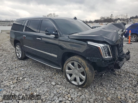 2016 Cadillac Escalade ESV Luxury Collection with VIN 1GYS4HKJ1GR338525, listed as a Copart auction lot 47168955 with Not provided miles and Salvage title. Bid and sale history available at DreamBid. Image 4.